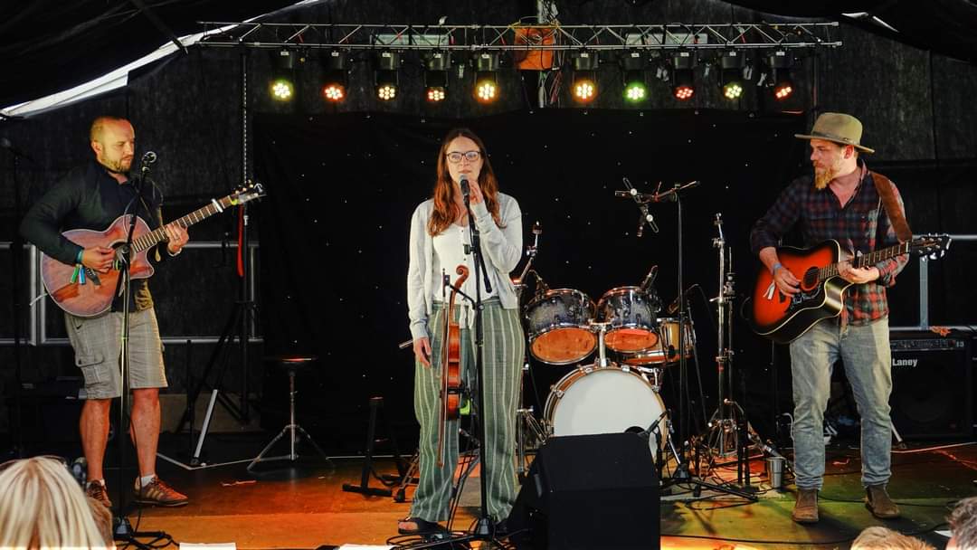 Band onstage